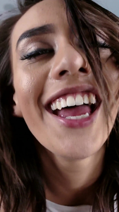 POV - Fucking Sexy Brunette Janice Griffith in Her Tight Wet Pussy