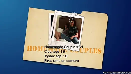 Couple just married fuck the first time in front of a webcam