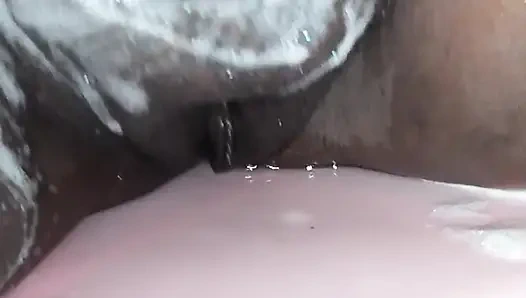 Huge boobs desi aunty bathing