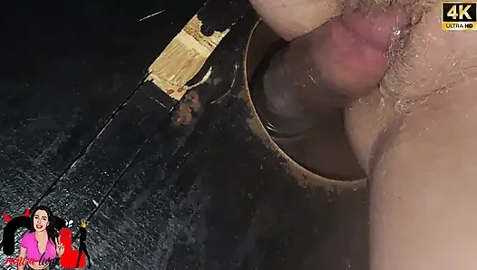 I couldn't resist the hot black cock and ended up giving my ass in front of the cuckold!