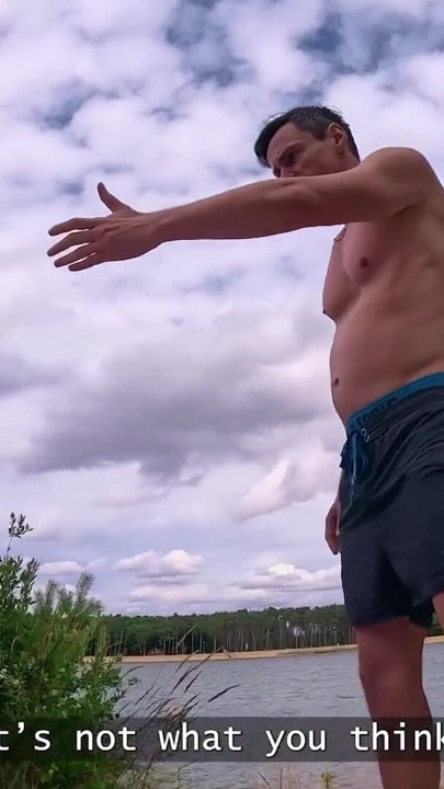 HUNT4K. He spotted the Couple at a Nudist beach and joined them | Clip 2