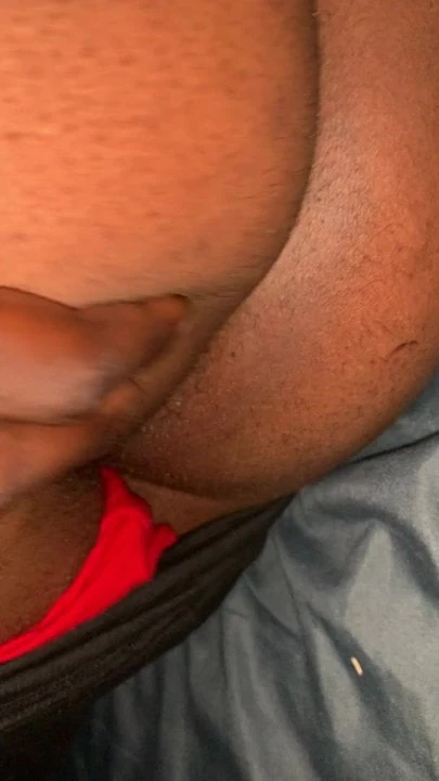 Short Ebony With a round Bubble booty Getting rubbed on