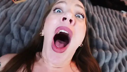 Betrügende hotwife fickt fest auf einer party - POV und gesichtsbesamung 1080p
