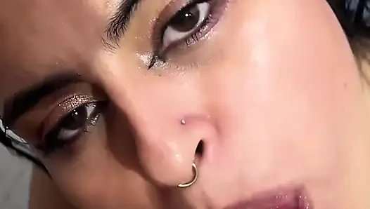 I smash the tight pussy of the slutty maid and forget I have a wife  ends up cumming on her face