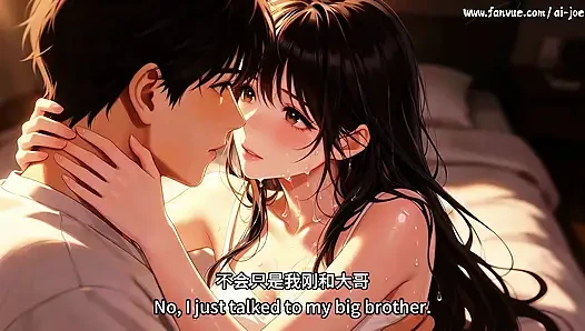 In front of my brother's prese, My sister-in-law actually did such a thing to me. too exciting. Episode 2 AI-generated