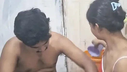 Seks romantis istri cantik India