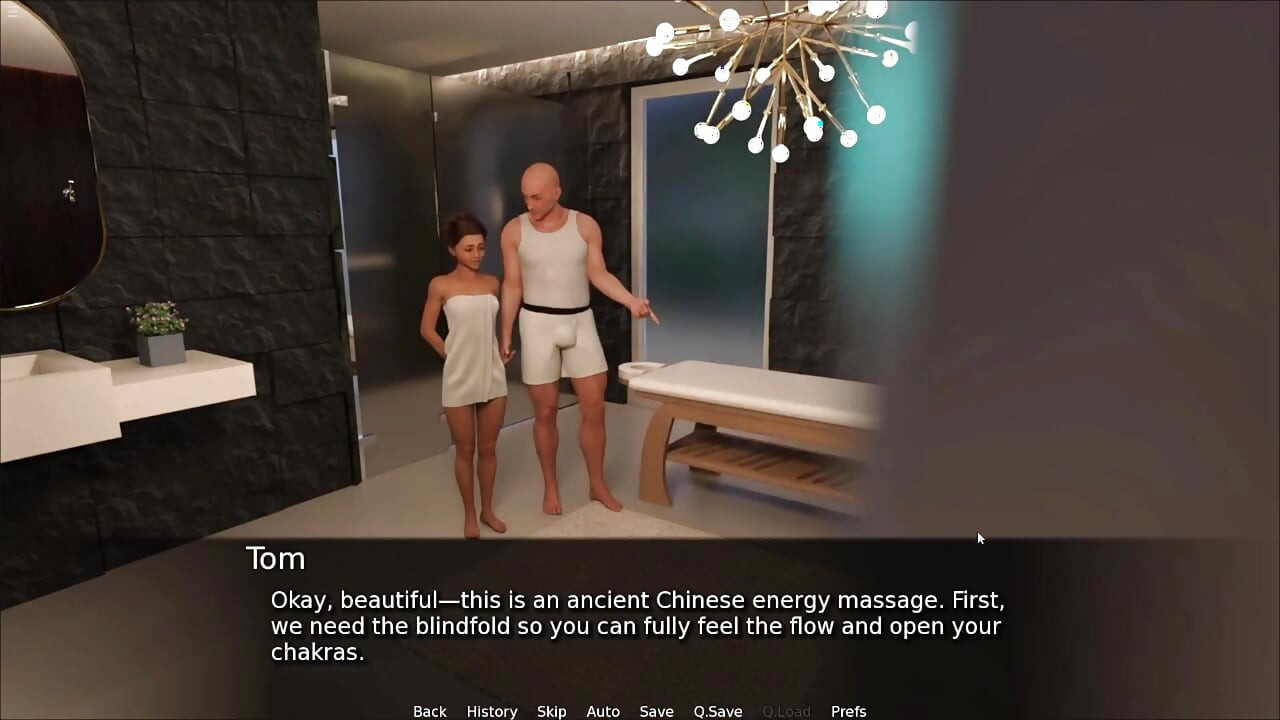 Wife Having Fun With Massage Guy Infront Of Cuckold Husband