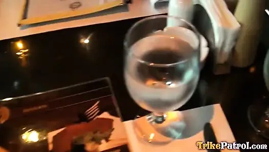 Marvelous Asian maiden mating in bathroom