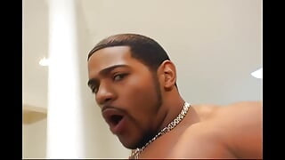 Vagina basah orang Afrika menjilat zakar