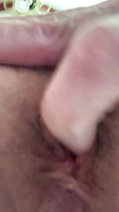 Winking ass hole with finger