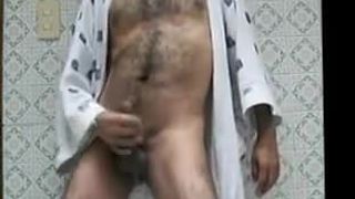 hairy solo masturbation