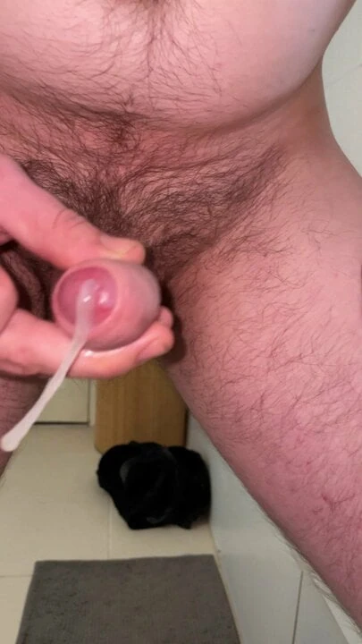 Intense fast orgasm after piss