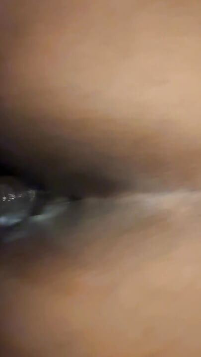 Doggystyle with Black man made her pussy leak