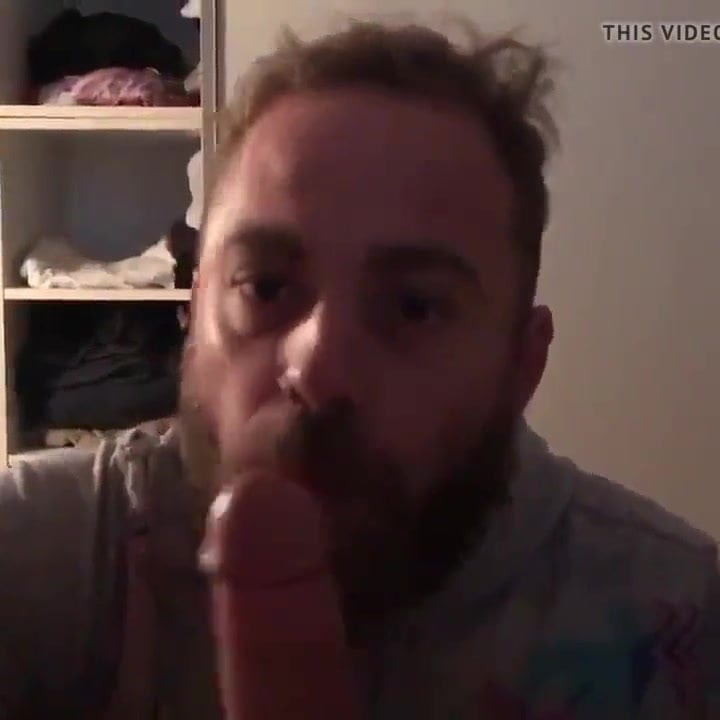 Bear sucking a good dick