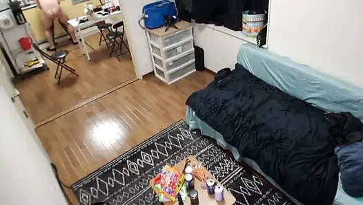 Eine nacht mit nippeln und tiefem vergnügen zu hause