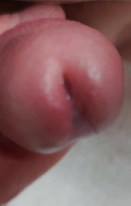 Slow motion close up cumshot