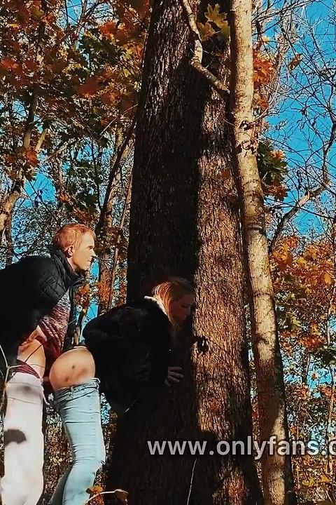 เย็ดสาวงามตูดใหญ่ในป่าขณะเดิน