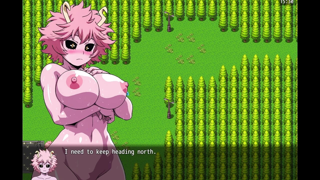 Stripped In Action Mina's Corrupt Ops -  Mina Ashido de My Hero Academy Paseando desnuda