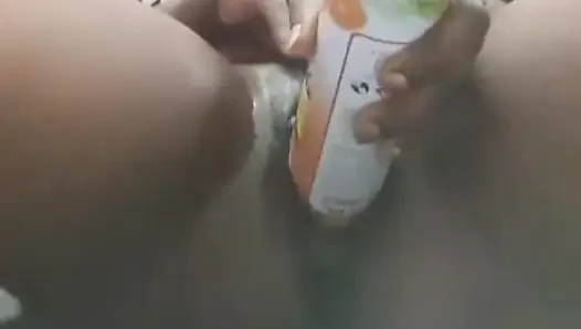 Fucking spray, when my man not home.
