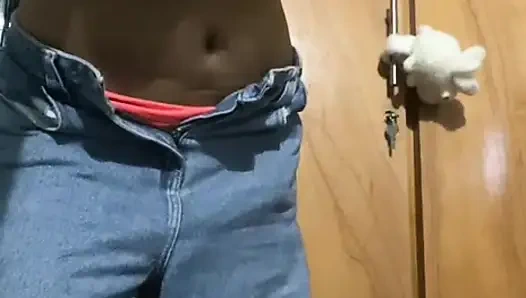 She came home, she's really turned on by my erect nipples, she's caressing me!