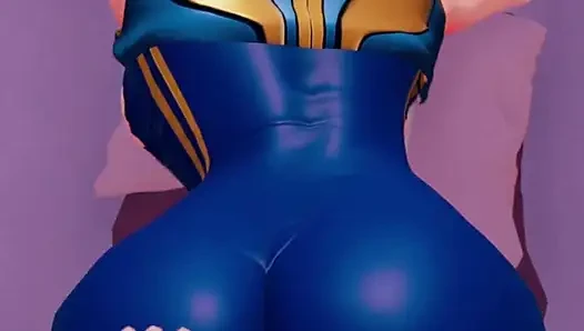 Chun Li domaltarak biraz eğlenmek için fortnite'ı bırakıyor bakış açısı