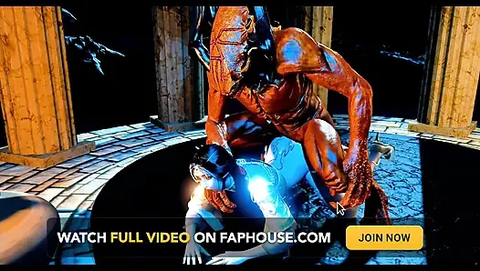 Big Cock Virtual Queen of Bigboob Fantasy - 3D Animation Hentai