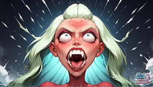 White Hair Chaos: Cewek Rambut Putih Lagi Asik Orgasme!