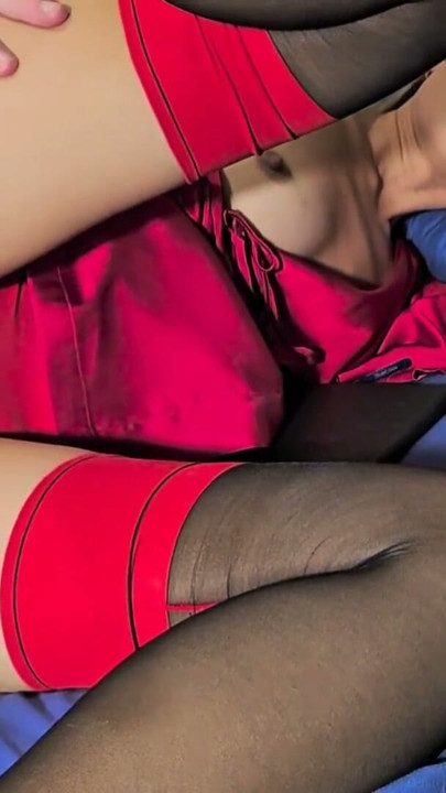 While Stepmom Was Lying on Her Side, I Pulled Her Panties | Clip 2