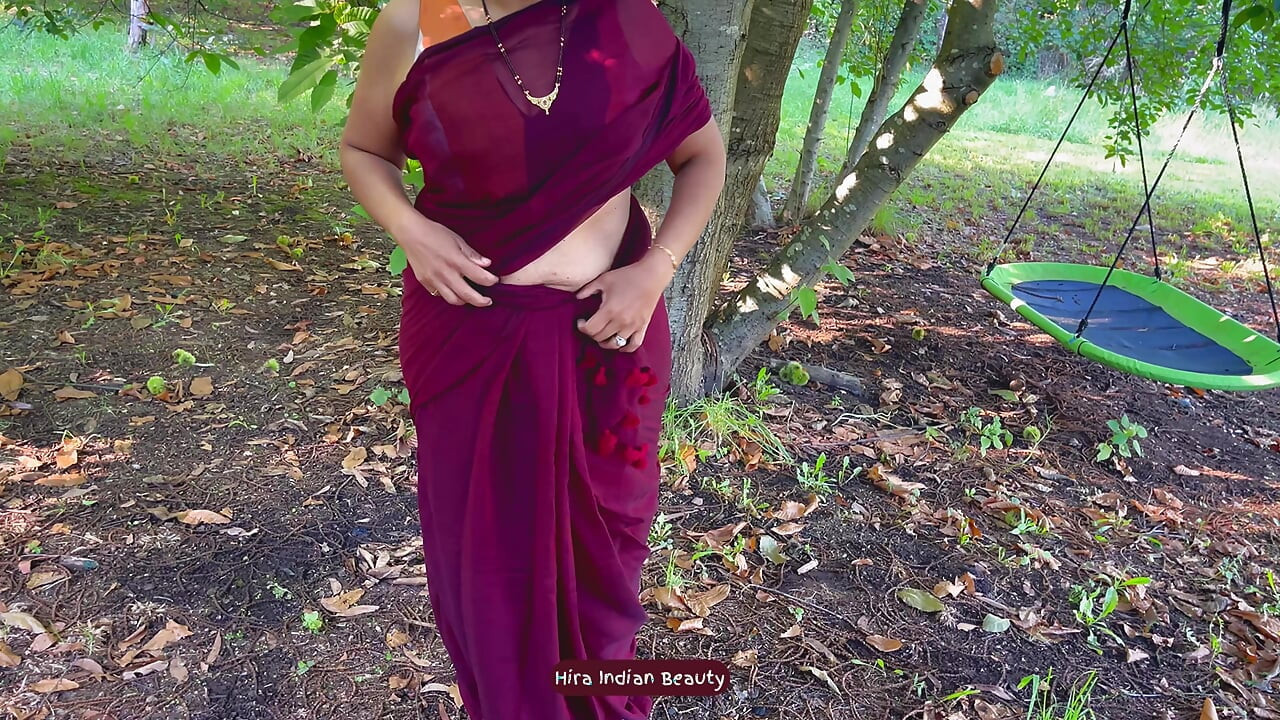 Face fucking my Best Friend's Wife. Cheating Saree Sex in Outdoor. Deepthroat Milf