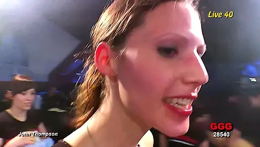 Ggg John Thompson - Elisa and Viktoria Wild Live Gangbang Orgy