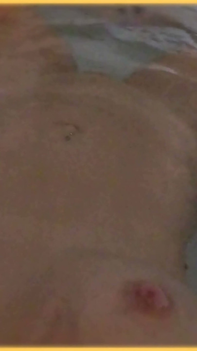Wifey wants you to jump in the bath with her and clean her big tits. | Clip 1