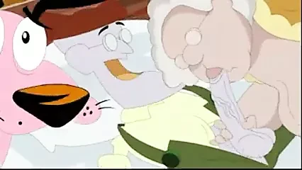 Старики с мужеством в мультяшном порно
