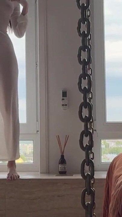sexy cleaning lady - clean home - perfect transparent dress | Clip 2