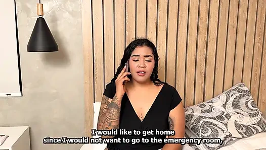 Семейный доктор измеряет, как я горяча с его членом внутри моей большой задницы