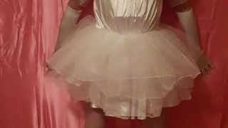 WHITE SISSY WEDDING DRESS