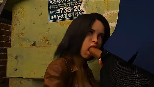 Office Colleague Girl Sucking Viktor Big Cock Almost Caught