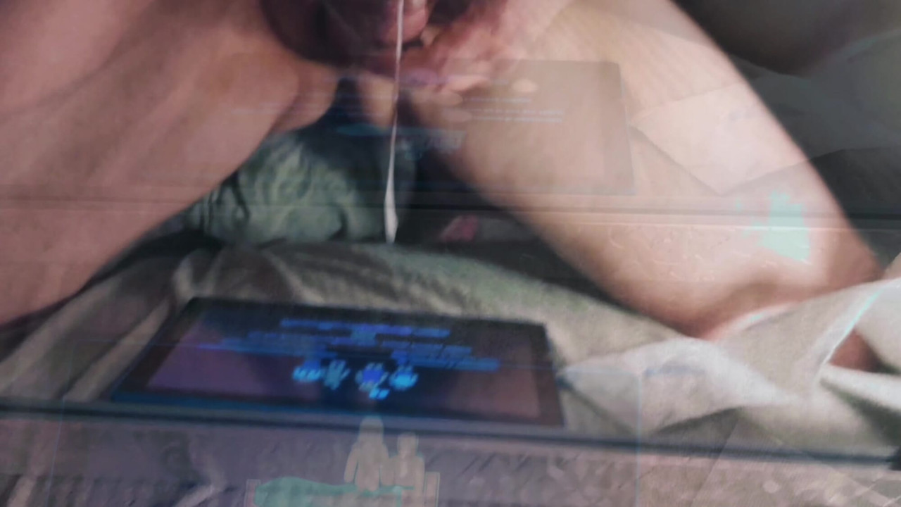 Jerking off in front of the mirror