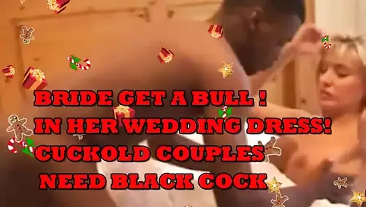 BLACK COCKED BRIDE