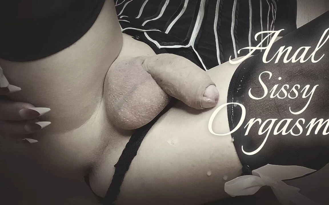 Bellissima troia sissy orgasmo anale