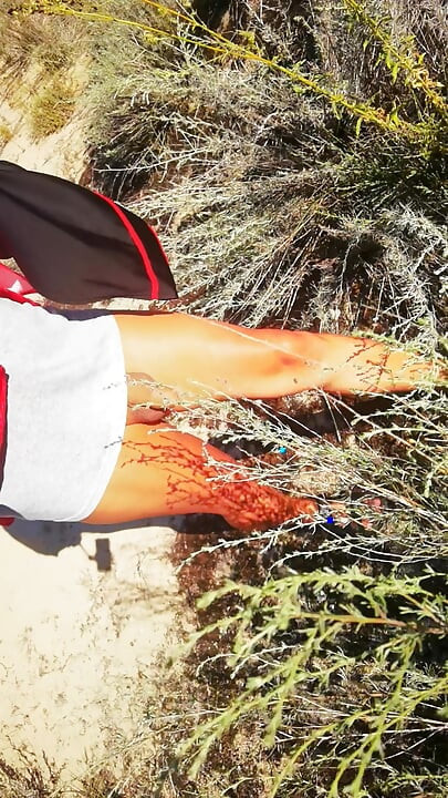 Horny Boy Ruined Orgasm After A Day On The Nude Beach