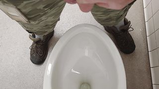 Me taking a pee