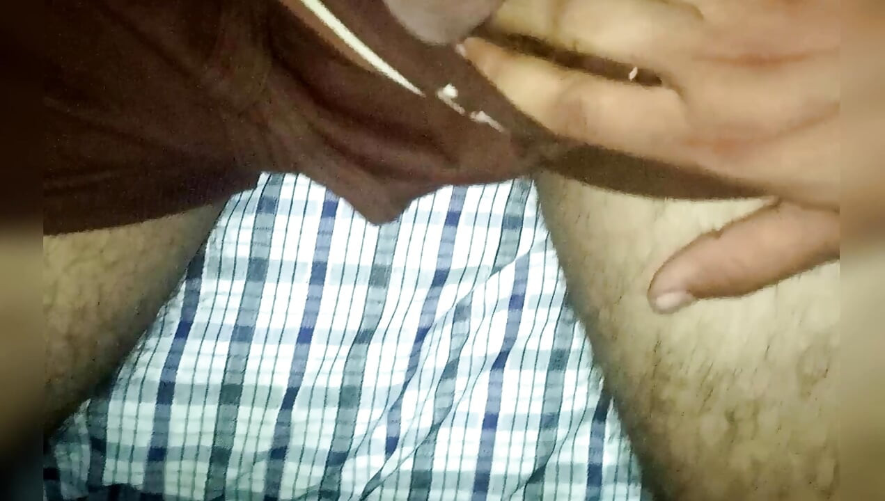 Fucked girlfriend sitting in bed