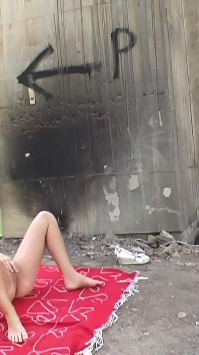 Jaw-dropping moment from "Old pervert Pavel Terrier fucks teen brunette Annie outdoors"