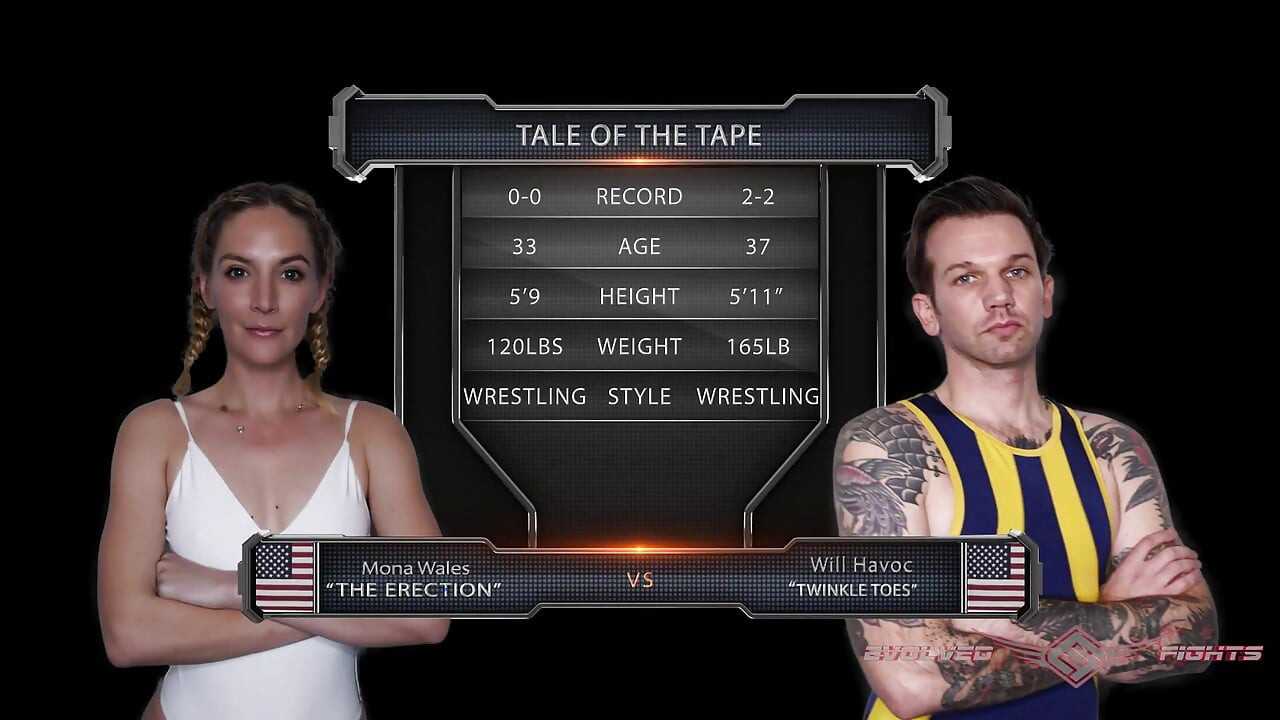 Mona Wales vs Will Havoc đấu vật hỗn hợp