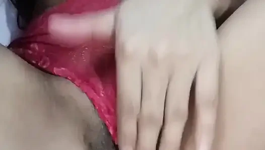 Amateur Indian Girl Nude Boobs Press & Intense Pussy Play