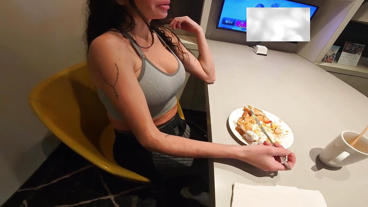 Horny Morning at the Cafe - Stranger Fucked Me So Hard I Could Barely Walk