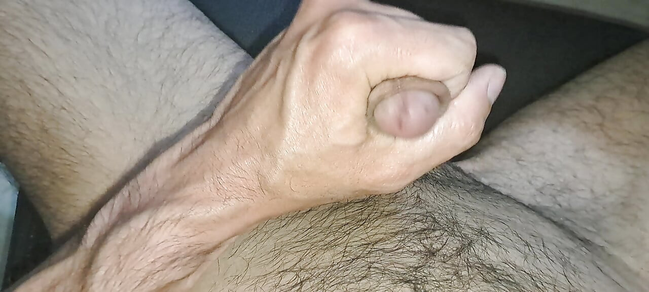Cumshot control while watching porn.