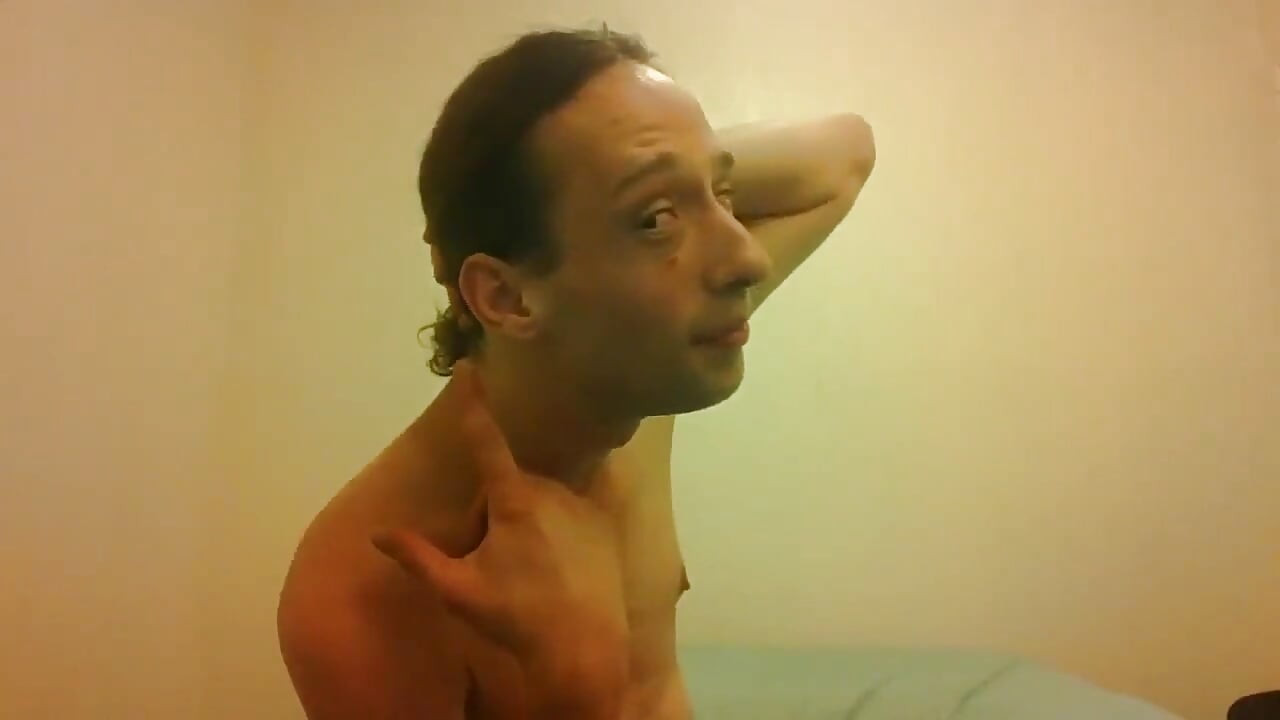 Topless Transgirl Moving Her Ears Handsfree