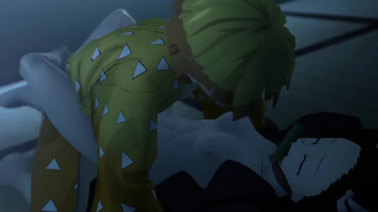 恶魔杀人 3D 动画 Nezuko 和 Zenitsu