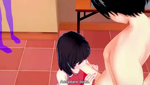 Fucking in the college dining hall - Hentai